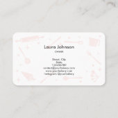 Carte De Visite Cupcakes Outils de cuisson Ustensiles Pâtisserie à (Dos)