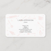 Carte De Visite Cupcakes Outils de cuisson Ustensiles Whisk Monogr (Dos)