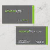 Carte De Visite Cupertino Grey (Devant / Derrière)