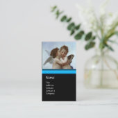 Carte De Visite Cupidon et Psyché comme Enfants / Anges premier ba (Debout devant)