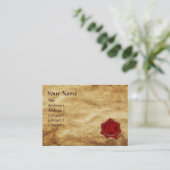 Carte De Visite Cupidon et Psyché comme Enfants MONOGRAM Parchemin (Debout devant)