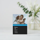 Carte De Visite Cupidon et psychique comme enfants MONOGRAM Sapphi (Debout devant)