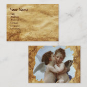 Carte De Visite Cupidon et psychique en tant que parchemin pour en (Devant / Derrière)