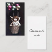 Carte De Visite Cupidon Vintage (Devant / Derrière)