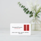 Carte De Visite Curtain Shop (Debout devant)