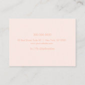 Carte De Visite Custom Artisan Bakery Business Card with Cake (Dos)