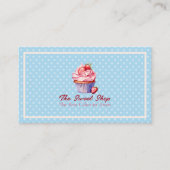 Carte De Visite Custom Bakery Business Card with QR Code  (Devant)