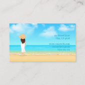 Carte De Visite Custom Beach House (Dos)