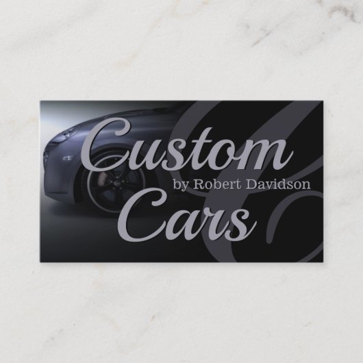 Carte De Visite Custom car wrap business card (Devant)