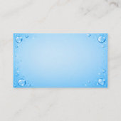 Carte De Visite Custom Cleaning Professional Design Portrait (Dos)