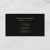 Carte De Visite Custom Elegant Modern Template Create Your Own (Dos)