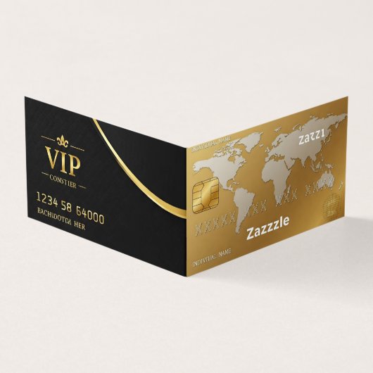 Carte de visite Custom Gold Premium (Extérieur)