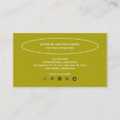 Carte De Visite Custom Greenleaf Nursery Branding  (Dos)