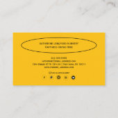 Carte De Visite Custom Greenleaf Nursery Branding  (Dos)