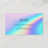 Carte De Visite Custom Holographic Qr Code (Dos)