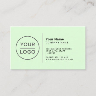 Carte De Visite Custom logo modern minimalist any color