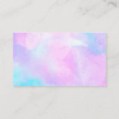 Carte De Visite Custom logo modern minimalist social media icons (Dos)