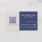 Carte De Visite Custom Logo Professional Business Card Corporate (Dos)
