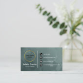 Carte De Visite Custom Minimalist Logo for Business Logo Design (Debout devant)