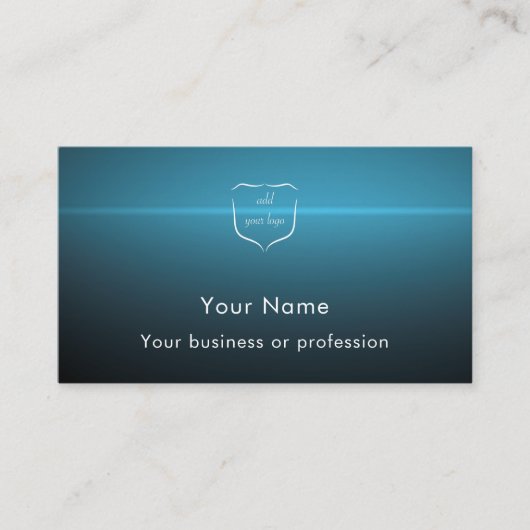 Carte De Visite Custom Modern Cool Logo Technology Professional (Devant)