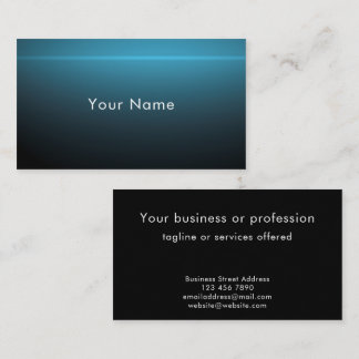 Carte De Visite Custom Modern Minimalist Technology Professional