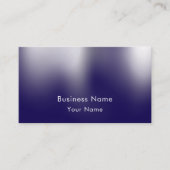 Carte De Visite Custom Modern Stylish Blue Personalized (Devant)