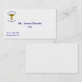 Carte De Visite Custom Nurse (Devant / Derrière)