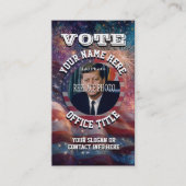 Carte De Visite Custom Political Campaign Template (Devant)