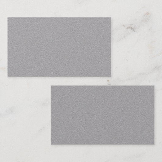 Carte De Visite Custom - Premium Grey, Modern / Subtil Class (Devant / Derrière)
