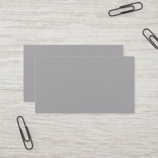 Carte De Visite Custom - Premium Grey, Modern / Subtil Class (Devant/Arrière en situation)