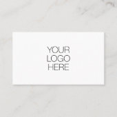 Carte De Visite Custom Professional Therapist Logo White QR Code (Devant)