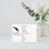 Carte De Visite Custom quill (Debout devant)