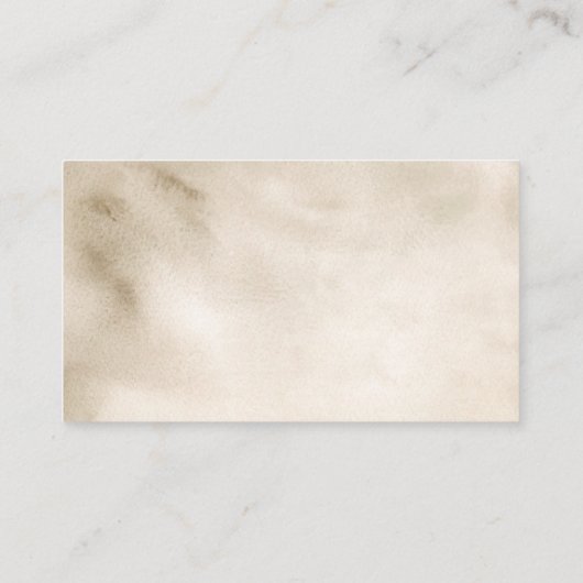 CARTE DE VISITE CUSTOM RECIPE BUSINESS CARD (Dos)