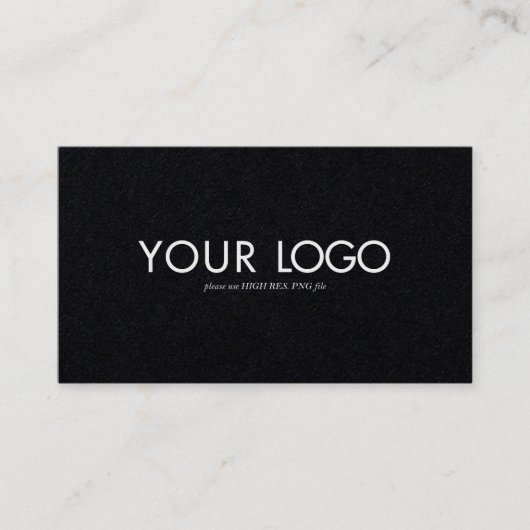 Carte De Visite Custom Rectangular Logo Business card template (Devant)