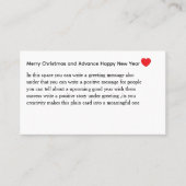 Carte De Visite Custom Spread love card (Devant)