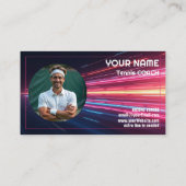 Carte De Visite 🎾Custom text, Any Coach Mode On (Dos)