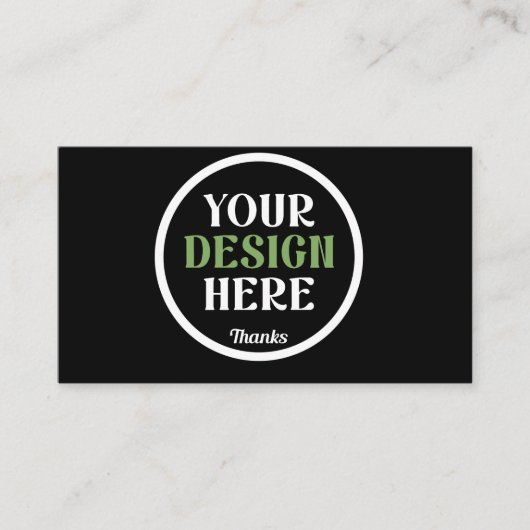 Carte De Visite custom, unique, sleek & minimalist hershey®'s kiss (Devant)