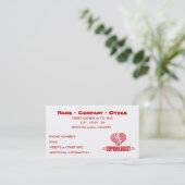 Carte De Visite Customiser L'Amour Cupidé (Debout devant)