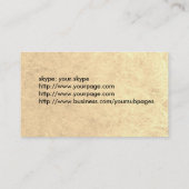 Carte De Visite Customisez les deux côtés de scène de pierre et de (Dos)