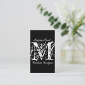 Carte De Visite customisez votre monogramme (Debout devant)