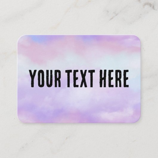 Carte De Visite Customisez votre propre (Devant)