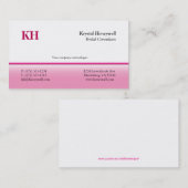 Carte De Visite Customisez votre propre rose (Devant / Derrière)