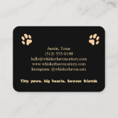 Carte De Visite Customizable Business Card for Cattery  (Dos)