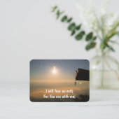 Carte De Visite Customizable Gospel Evangelism Invite Salvation (Debout devant)