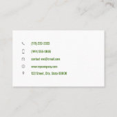 Carte De Visite Customizable physical therapist physio chiro (Dos)