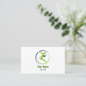 Carte De Visite Customizable physical therapist physio chiro (Debout devant)