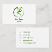 Carte De Visite Customizable physical therapist physio chiro (Devant / Derrière)