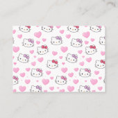 Carte De Visite Customizable Pink Business Card for Pet Sitter (Dos)