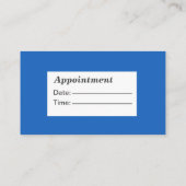 Carte De Visite Customizable Whimsical Beauty Salon Appointment  (Dos)