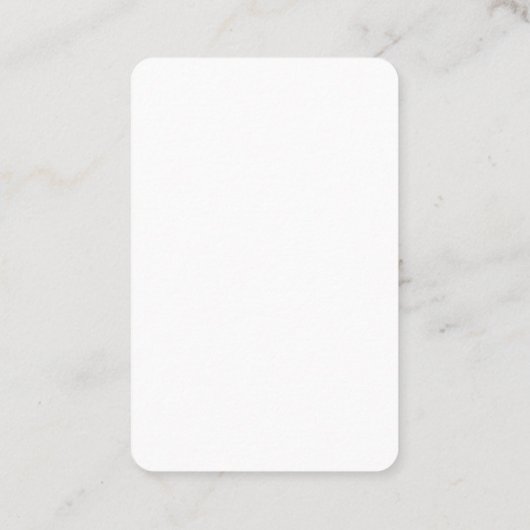 Carte De Visite Customizable Your Design or Text Here Personalized (Dos)